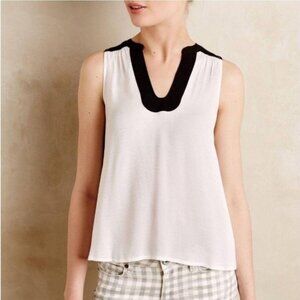 Anthropologie | Maeve White Enna Blouse